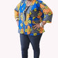Frannie's Ankara Short Kimono Jacket Collection -Print A