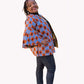Yahden Women Ankara Short Reversible Kimono Jacket with Side POCKETS-Print A