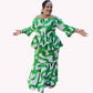 Yahden Women Ankara Off Shoulder Top and Fish Tail Skirt Set-Print B &C