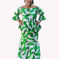 Yahden Women Ankara Off Shoulder Top and Fish Tail Skirt Set-Print B &C