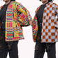 Yahden Women Ankara Short Reversible Kimono Jacket with Side POCKETS-Print A
