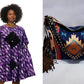 Yahden's Full Flared Swing Dress + Bohemian Tassel Women Shoulder Bag