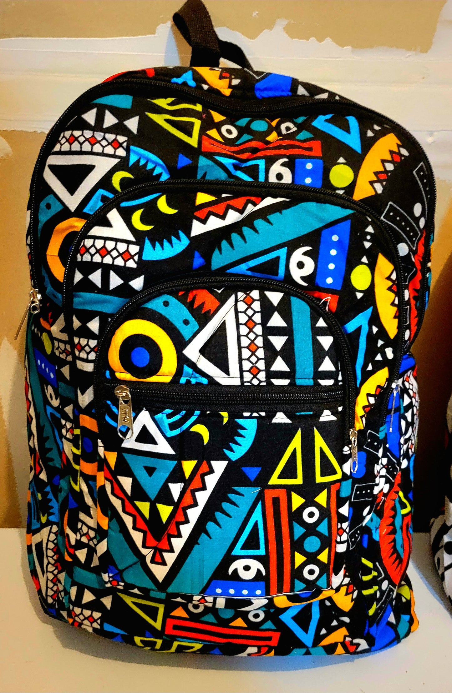 Handmade African Print Back Packs