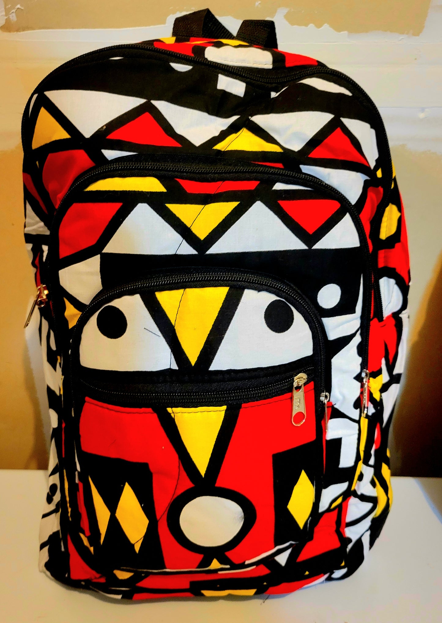 Handmade African Print Back Packs