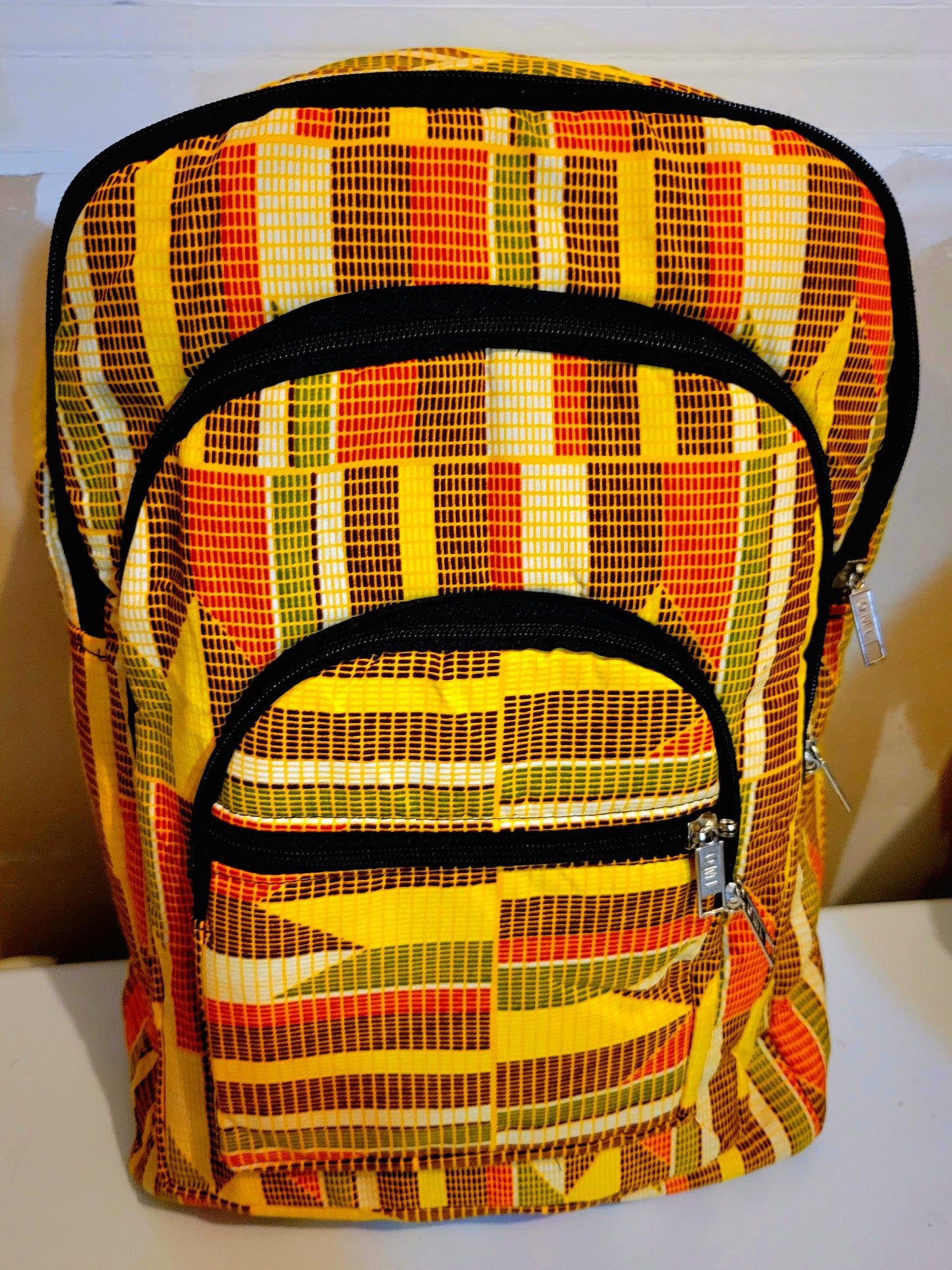 Handmade African Print Back Packs