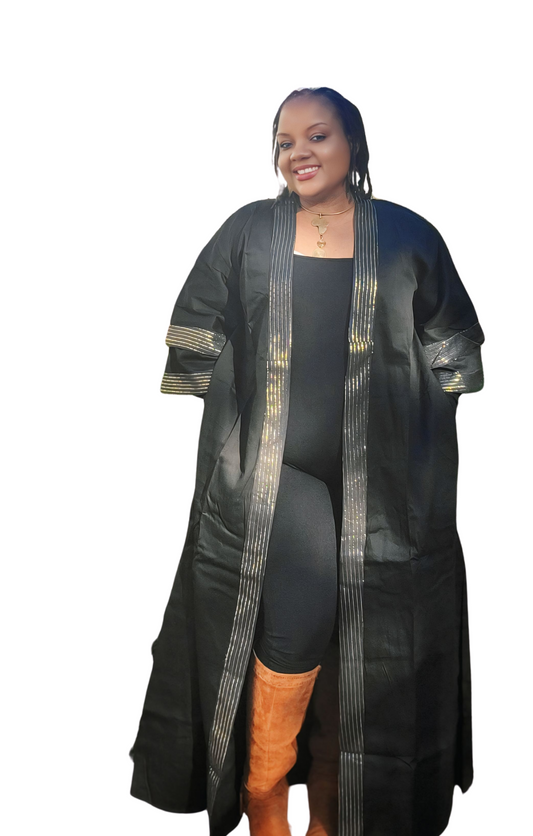 Ade's African Kimono Duster- Print C