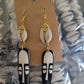 The Maasai Princess Bone Mask and Shell Earrings
