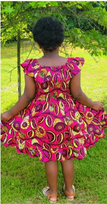 Abena's African Print Dress for Girls