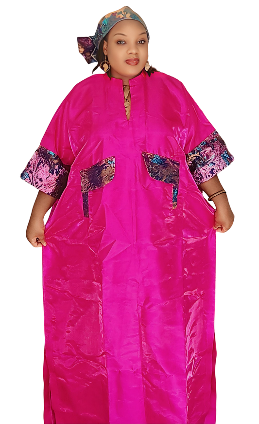 Casy's Duchess Silk Boubou -Color C