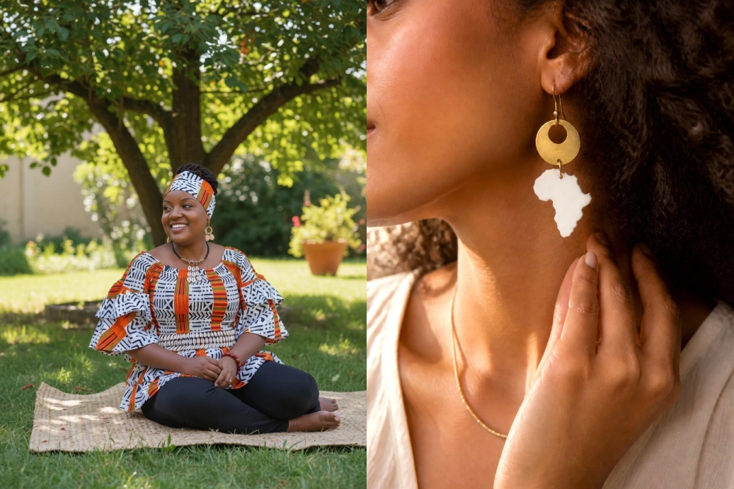 Sanaa Peplum Heritage Look