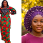 Rich Aunty Kaftan + Gele Complete Look