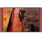 Aimee Genuine Leather Crossbody Bag for Women – Embossed Floral Shoulder Bag with Adjustable Strap, Vintage Designer Leather Purse, Satchel Style