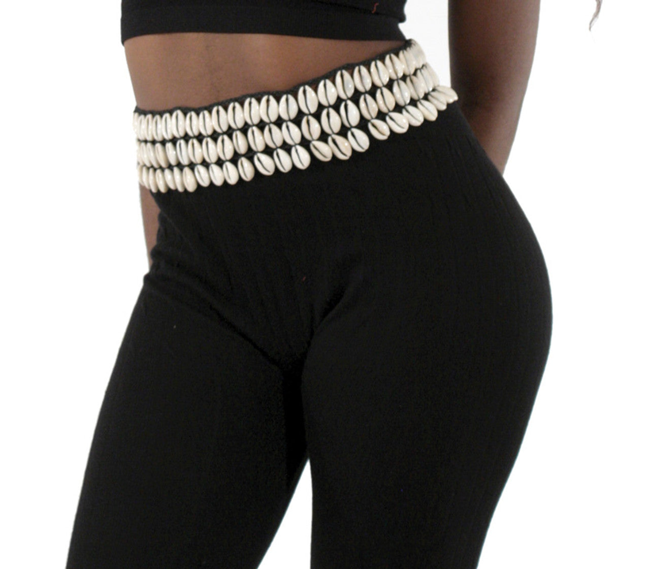 Yassa's Triple-Row Cowrie Shell Belt