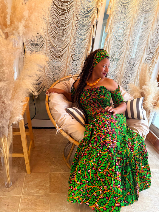 Nia Radiance Everyday Maxi Dress-Print C