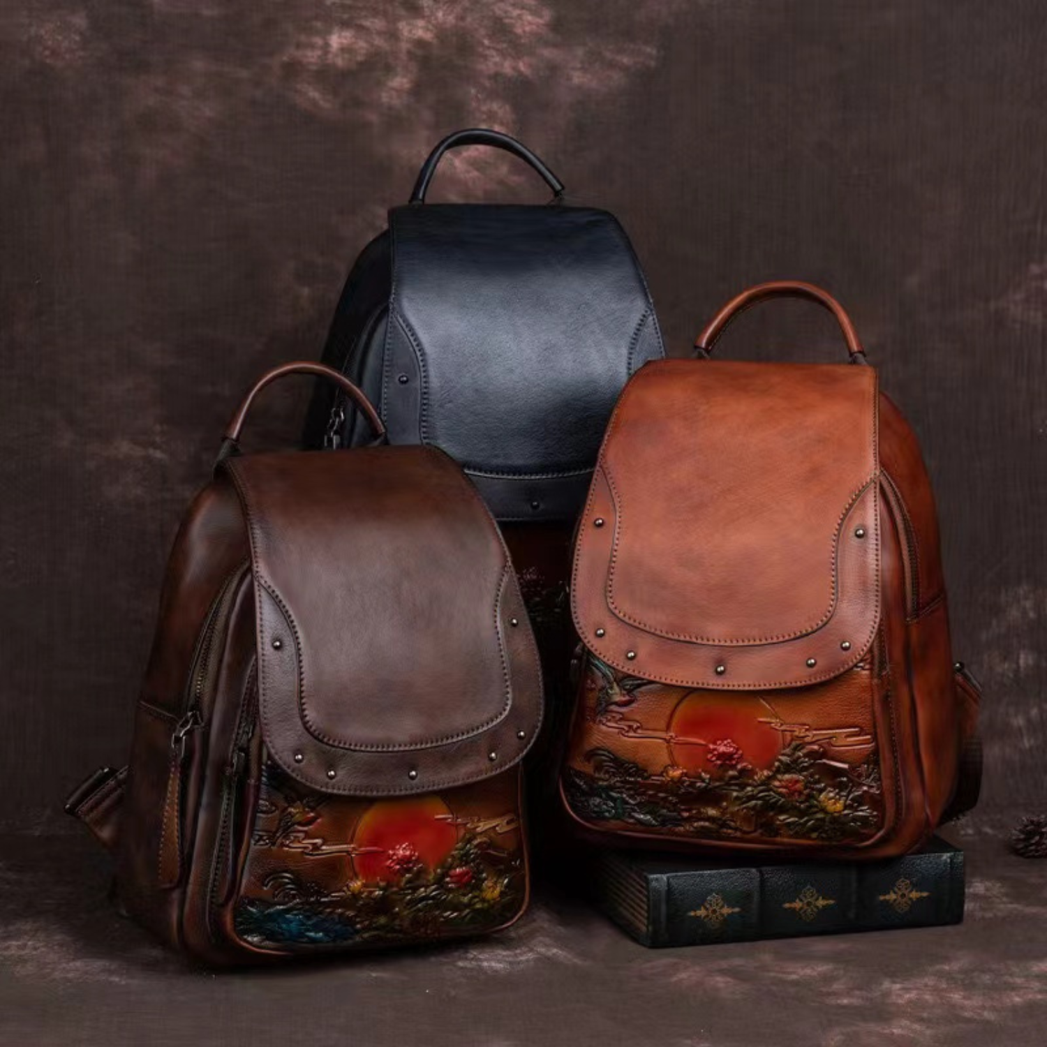 Blanche Luxury Leather Backpack for Women
