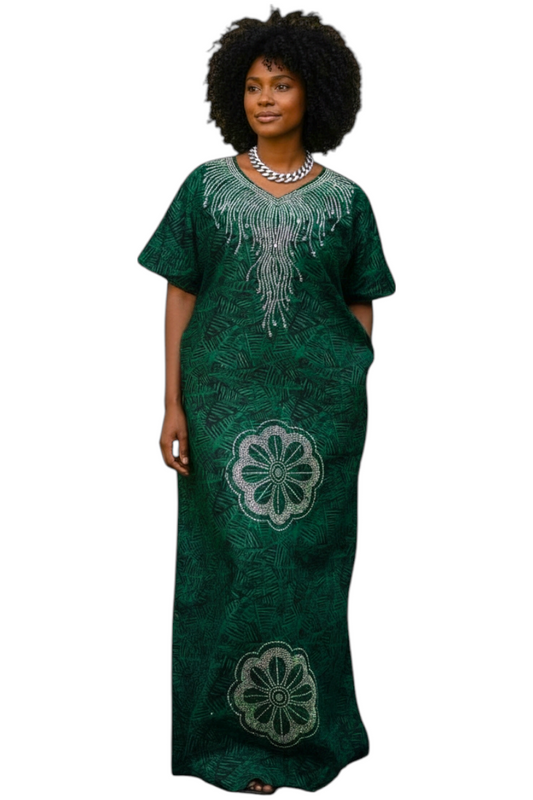 Ade's Rich Auntie Dress -Print A