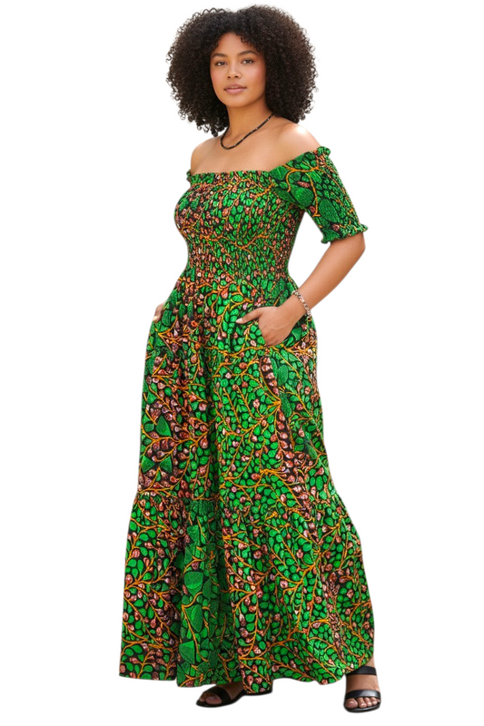 Nia Radiance Everyday Maxi Dress-Print C