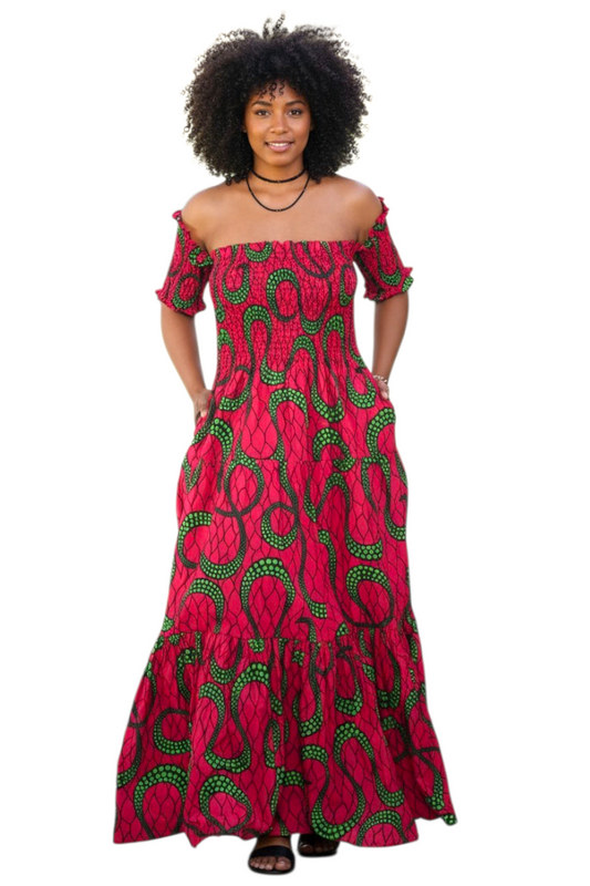 Nia Radiance Everyday Maxi Dress-Print B
