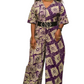 ZURI Adire Jumpsuit – Handmade African Statement Piece-Size 16/18-Print J