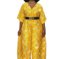 ZURI Adire Jumpsuit – Handmade African Statement Piece-Size 14/16-Print K