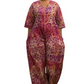 ZURI Adire Jumpsuit –Handmade African Statement Piece-Size 10/12-Print L