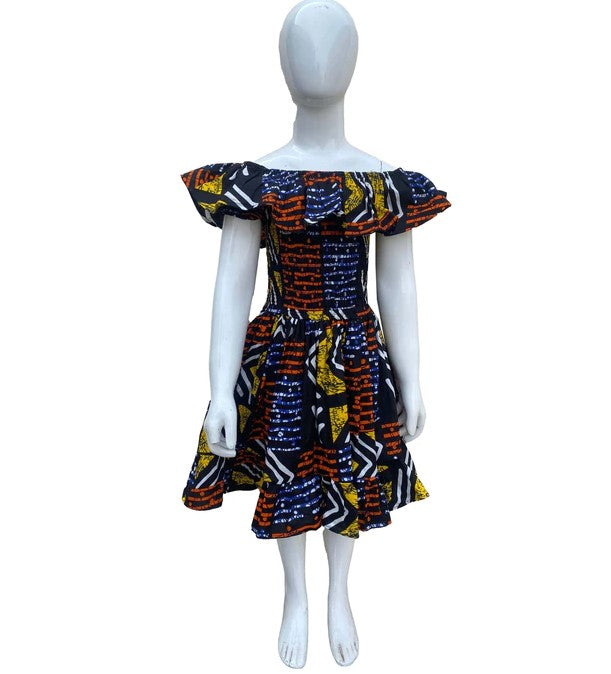 Abena's African Print Dress for Girls