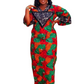 Yah'den's Rich Aunty Ankara Kaftan Dress