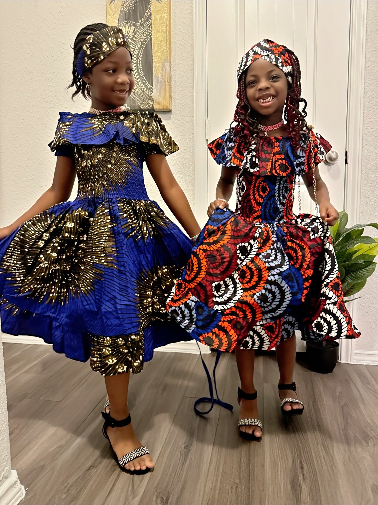 Abena's African Print Dress for Girls