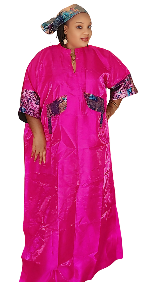 Casy's Duchess Silk Boubou -Color C