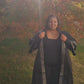 Ade's  Kimono Duster- Black with Gold Trim