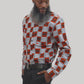 Gye Nyame Men's African Print Long Sleeve Shirt