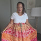 Ayo Adire Tiered Maxi Skirt
Handmade | One Size | 100% Cotton Adire | Limited Edition