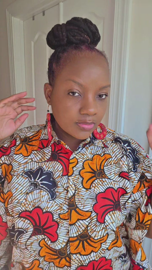 Zola Calabash Cowrie Earrings