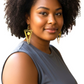 IMANI BALANCE BRASS EARRINGS