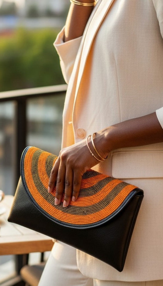 Frannie's Beaded Clutch-D