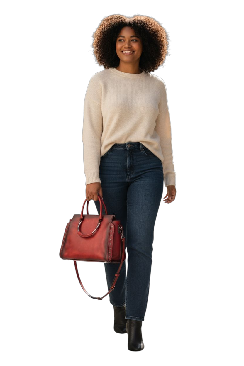 Jah's Luxury Genuine Leather Handbag