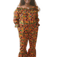 Monrovia Girl Flared Bottom Kente  Jumpsuit