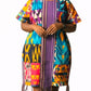 Kendeja Royal Asoke Dress – Ankara & Handwoven Asoke Statement Dress