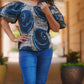 Zola Ankara Off-Shoulder Top + Headwrap