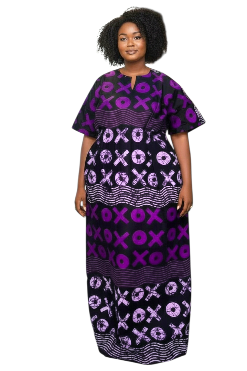 Amanda Rich Aunty Ankara Kaftan | African Maxi Dress