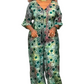 ZURI Adire Jumpsuit - Print C (Size 12/14) + Yah'den Women Aluminum Earrings Collection