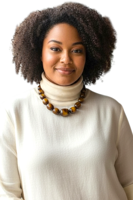 Yah'den Acrylic Necklace Collection- Desiree