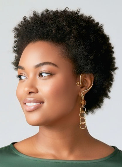 Yah'den Ear Cuff Collection – Handcrafted African Statement Jewelry