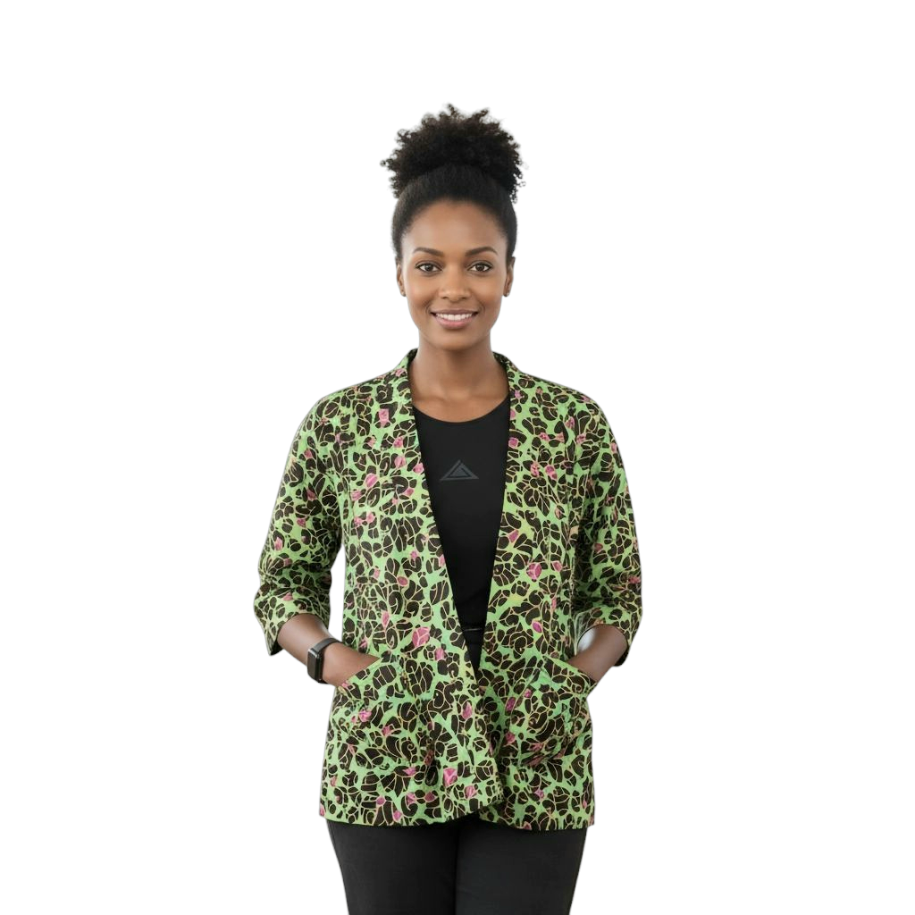 Frannie's Ankara Short Kimono Jacket Collection -Print A-D