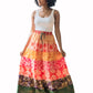 Ayo Adire Tiered Maxi Skirt
Handmade | One Size | 100% Cotton Adire | Limited Edition
