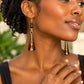 Brass and Bone Earrings Set J