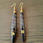 Brass and Bone Earrings Set E