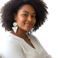 ZURI Adire Jumpsuit - Print E (Size 16/18) + Yah'den Women Aluminum Earrings Collection