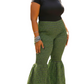 Yahden Ankara Trendy Flared Pants-Lisa + Frannie's Pink Clutch Bag