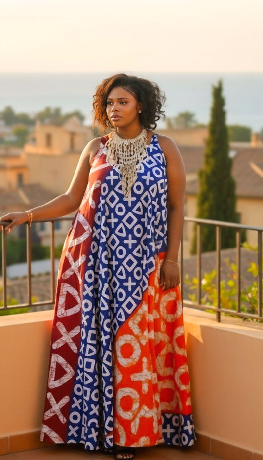 Zawadi Pan-African Maxi Dress-A